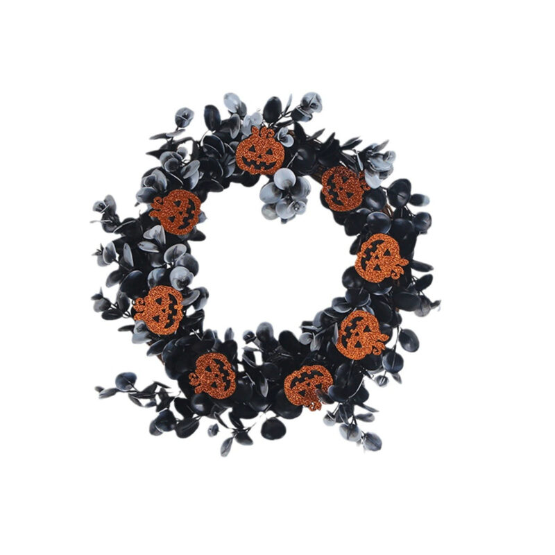 Dead Branch Pumpkin Wreath