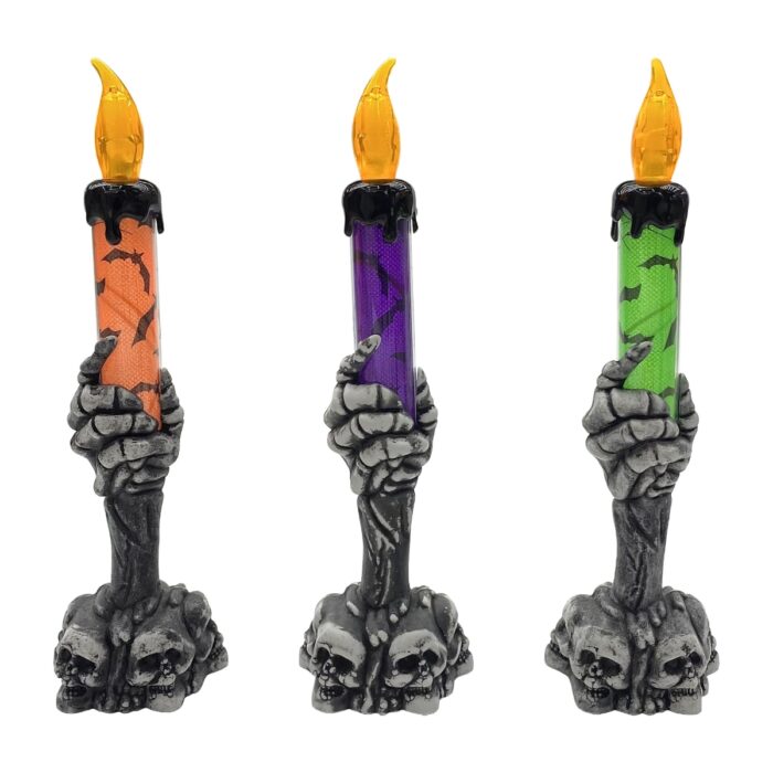 Electronic Ghost Hand Candle Prop