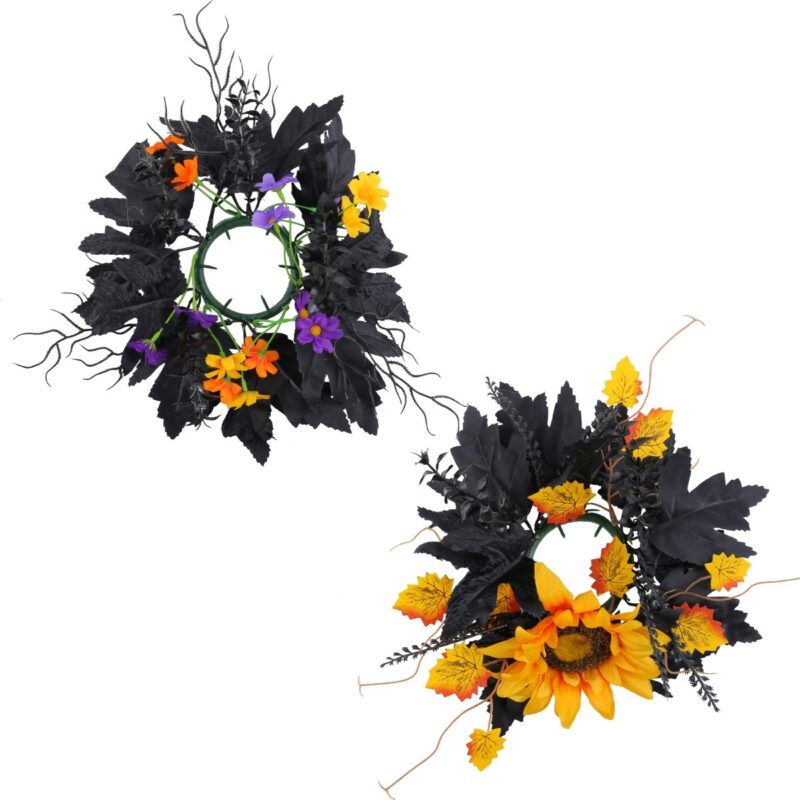 Ghost Festival Candlestick Wreath