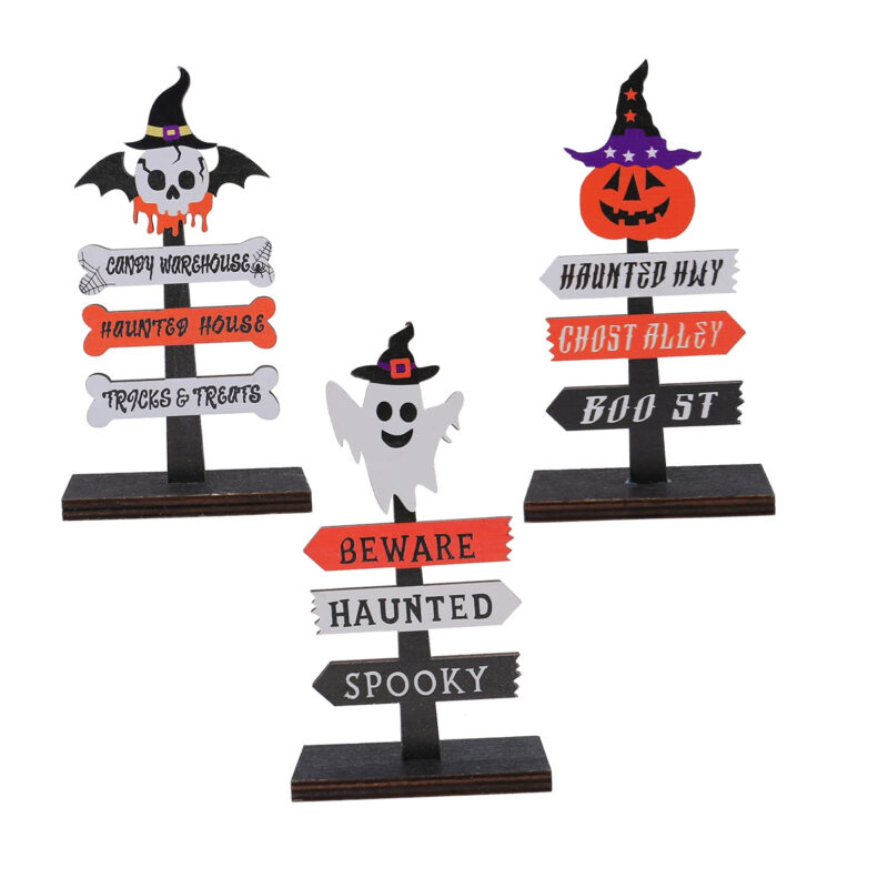 Scary Ghost Guidepost Ornament