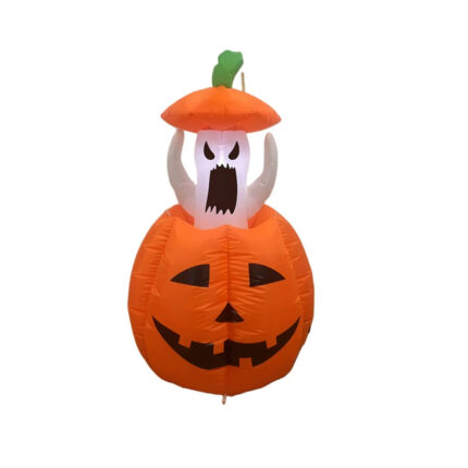 Ghost Sticking Out of Pumpkin
