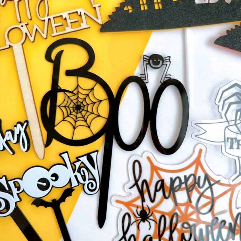 Halloween Cake Decorations Insert