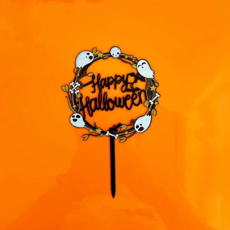 Halloween Cake Flags Insert Picks
