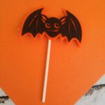 Bat Halloween Cake Plug in Cards