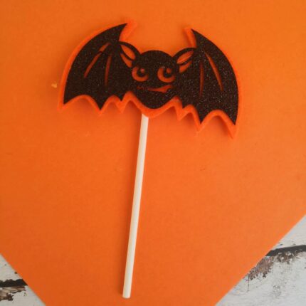 Bat Halloween Cake Plug in Cards