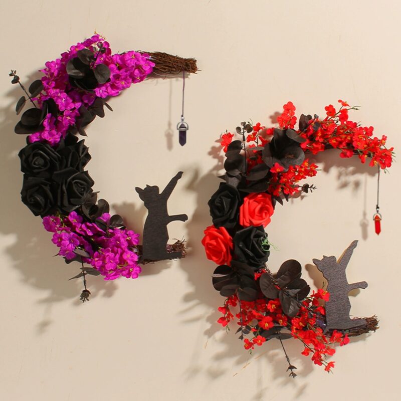 Halloween Crescent Garland Decor