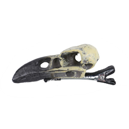 Halloween Crow Skull Hairpin Clip