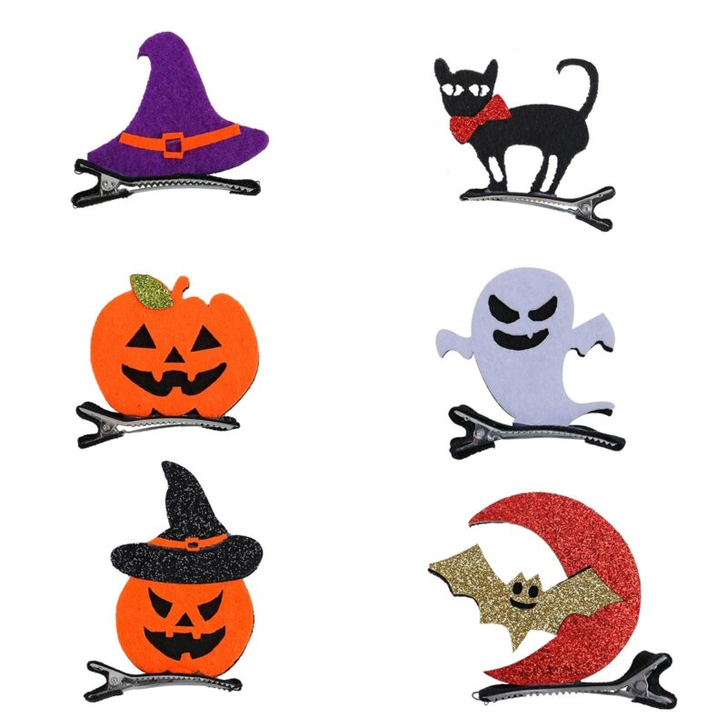 Cute Halloween Pumpkin Hairpin