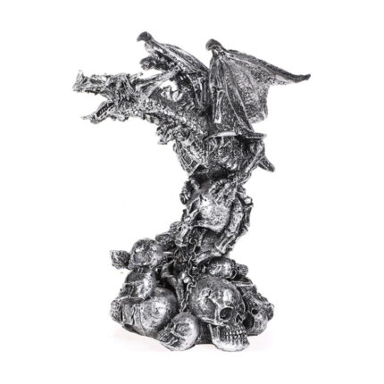 Halloween Skull Dragon Statue