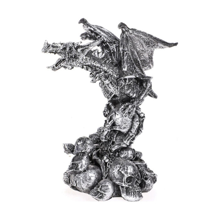 Halloween Skull Dragon Statue
