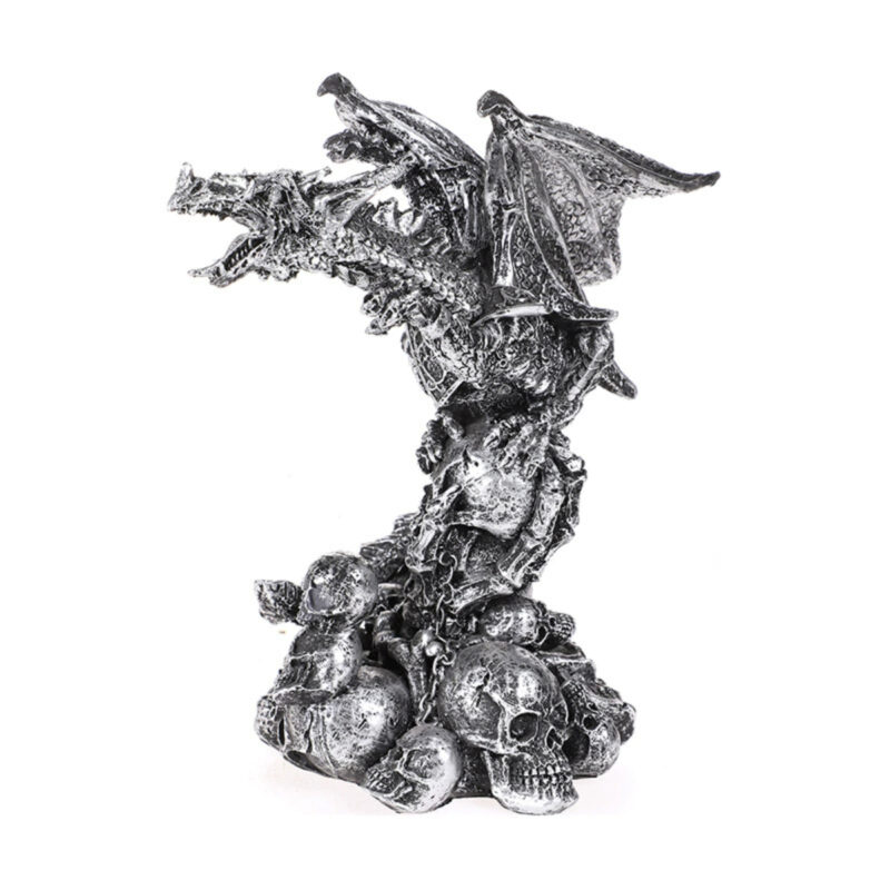 Halloween Skull Dragon Statue