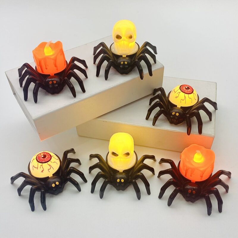 Halloween Spider Candle Lights