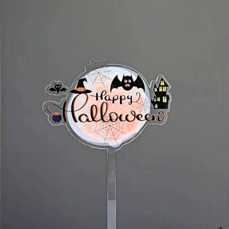Happy Halloween Cake Toppers
