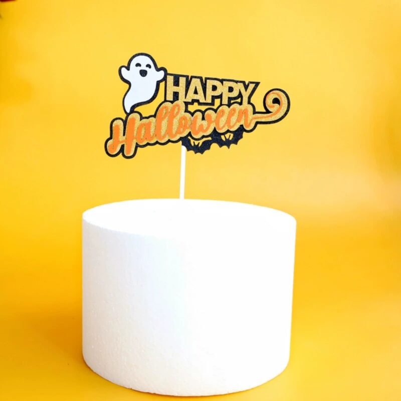 Happy Halloween Ghost Card Cakes