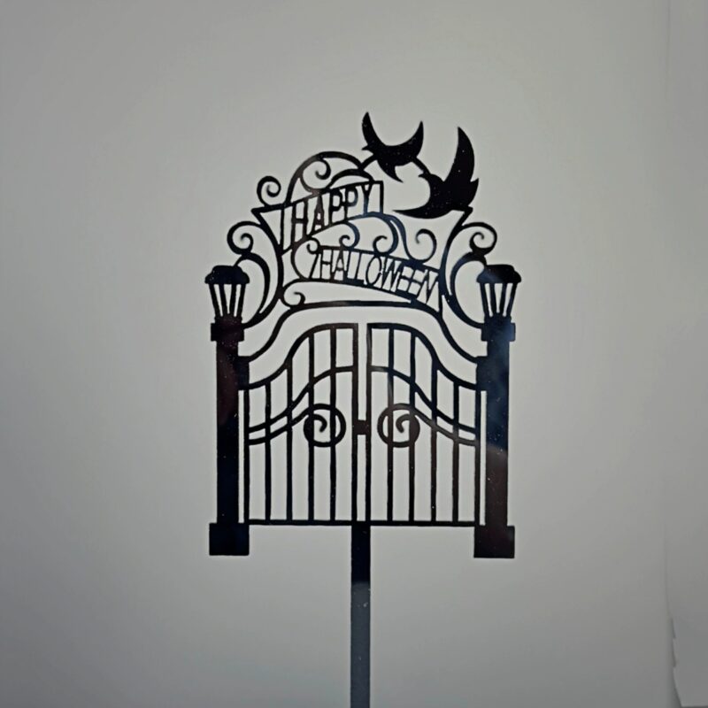 Haunted Gate Happy Halloween