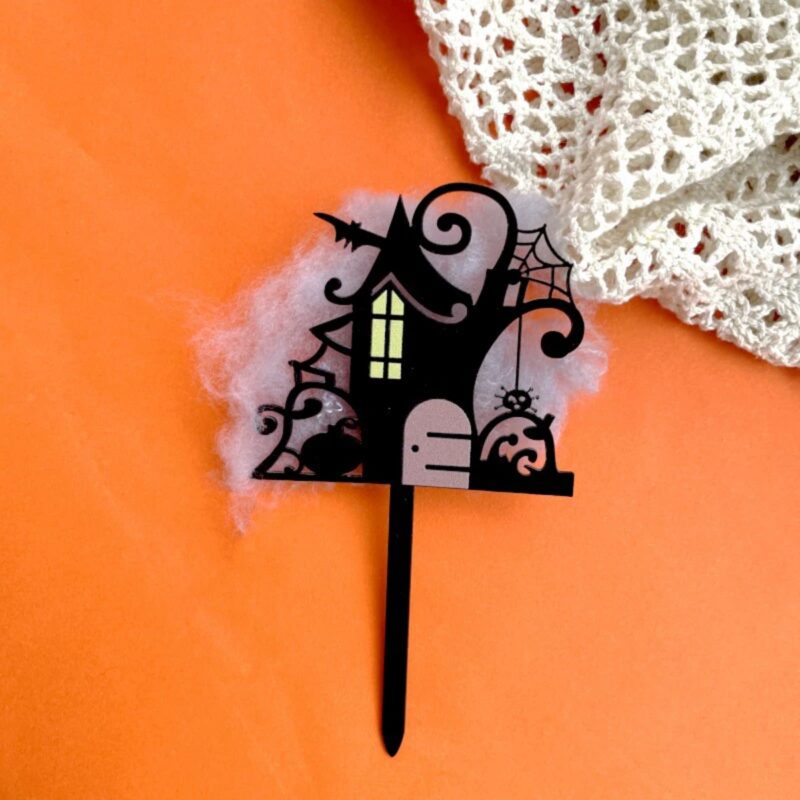 Haunted Halloween House Card