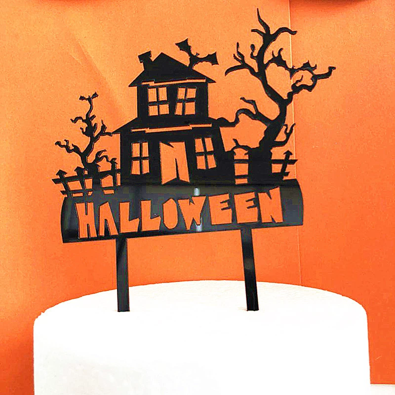 Haunted House Cake Decoration