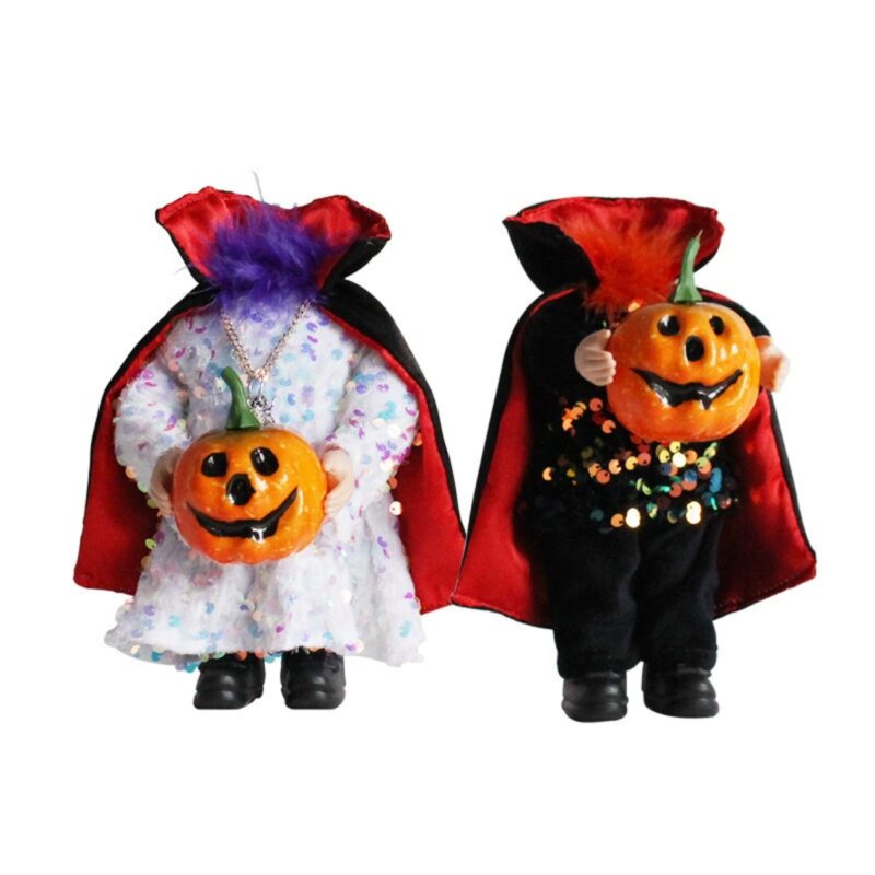 Headless Pumpkin Doll Decoration