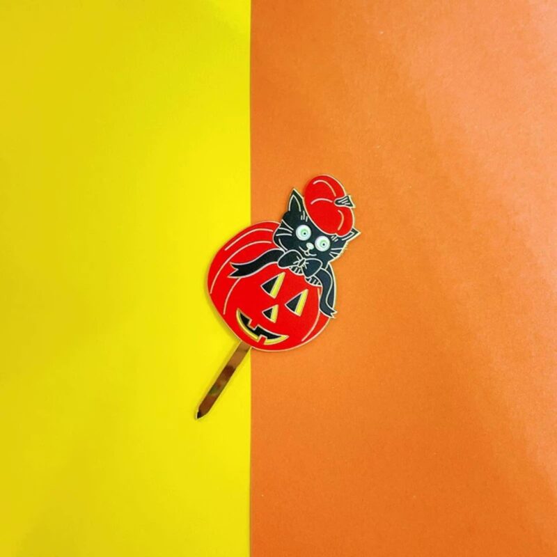 Horror Pumpkin Cake Insert Design