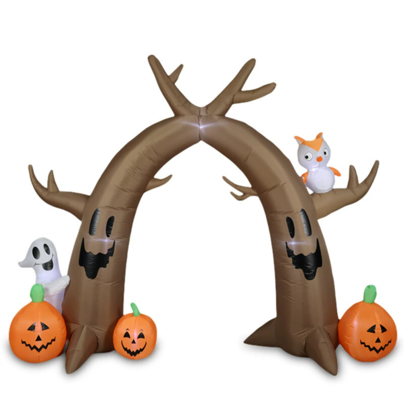 Inflatable Ghost Owl Tree Arch