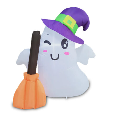 2025 Inflatable Ghost with Broom