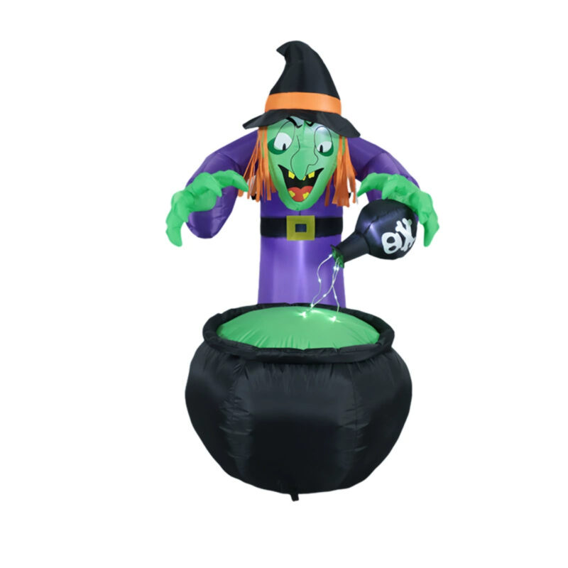 Inflatable Luminous Witch Décor