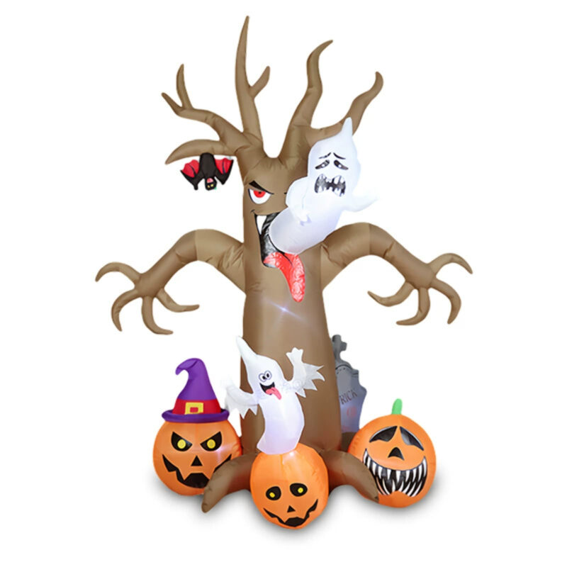Inflatable Tombstone Ghost Tree