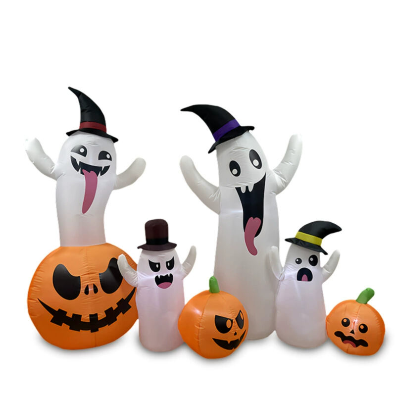 Inflatable Tongue Out Ghost Prop