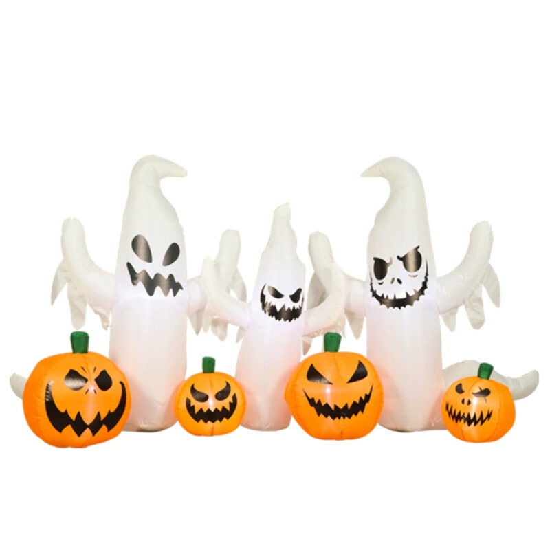 Inflatable White Ghost Decoration