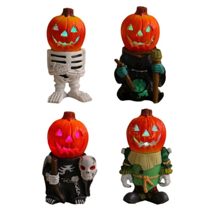 LED Light Pumpkin Ornament