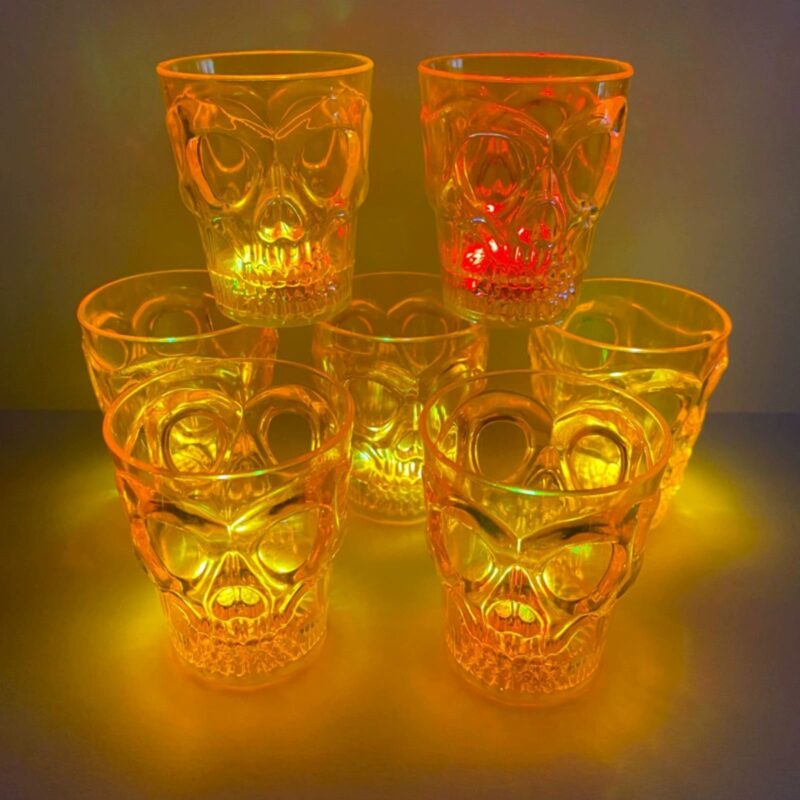 Luminous Halloween Cups Decor