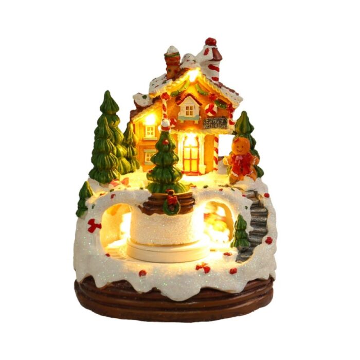 Luminous Music House Ornaments