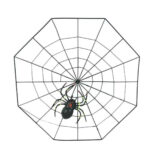 Luminous Plastic Spider Web Decor