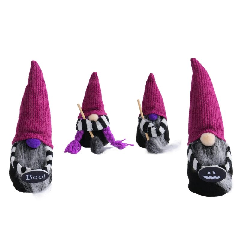 Magic Broom Dwarf Dolls Décor