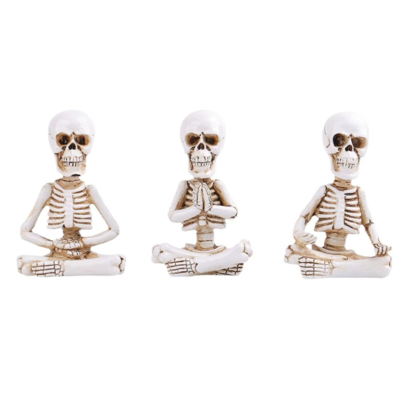Meditation Skeleton Ornaments