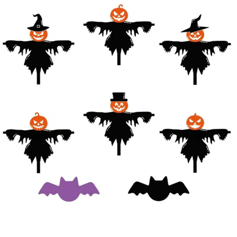 Cupcake Pumpkin Bat Ghost Card