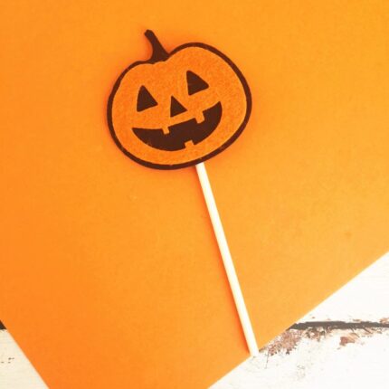 Halloween Pumpkin Cake Decoration