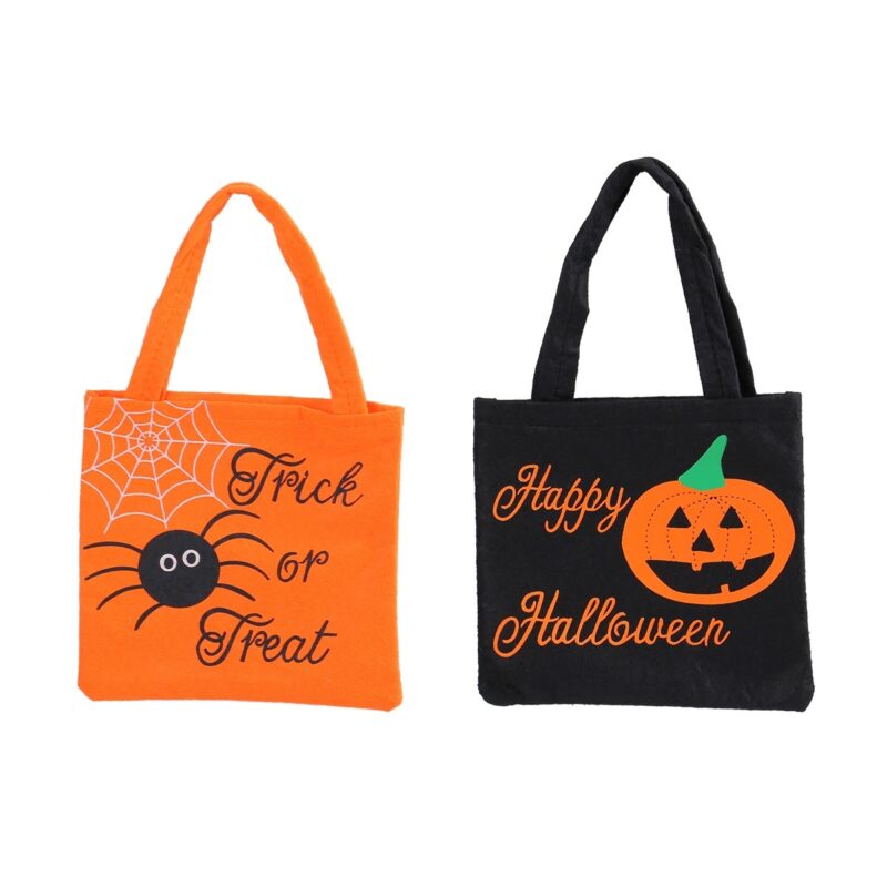 Pumpkin Candy Tote Bag for Kids