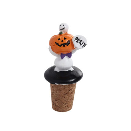 Pumpkin Wine Bottle Stopper Idea