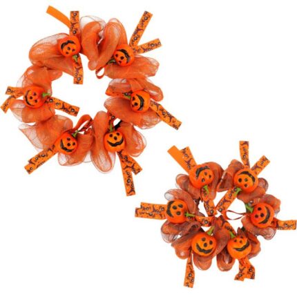 Pumpkin Wreath Pendant Decor