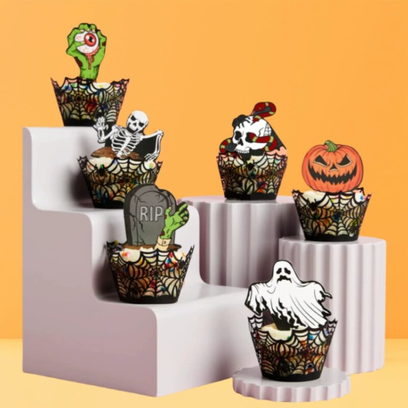 Scary RIP Cupcake Decorations