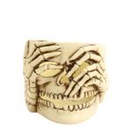 Skull Candlestick for Halloween