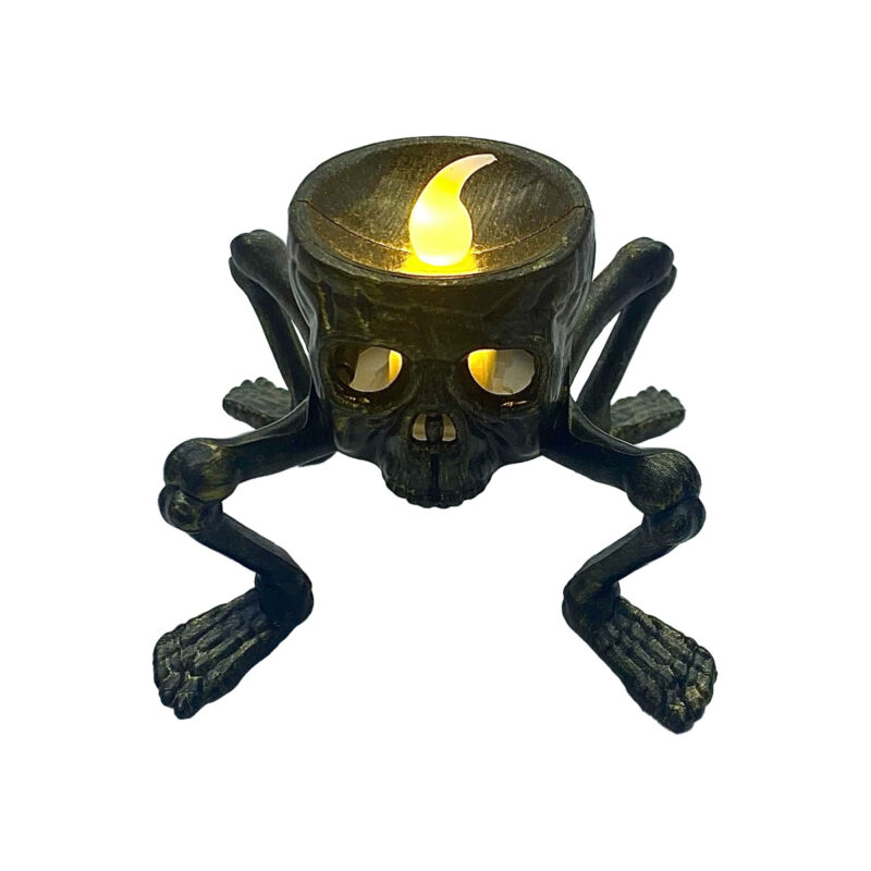 Skull Claw Hand Lamp Candle Light