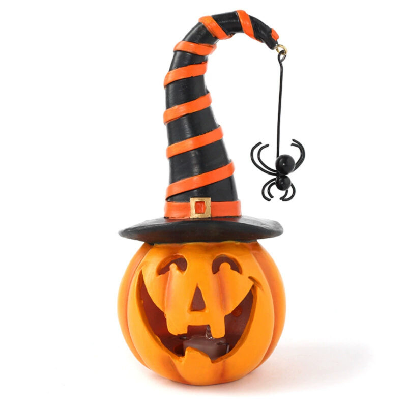 Smiley Pumpkin Resin Crafts Decor