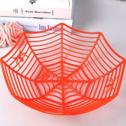 Spider Cobweb Fruit Basket Props