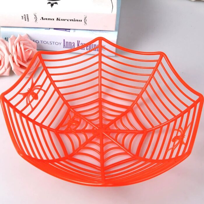 Spider Cobweb Fruit Basket Props