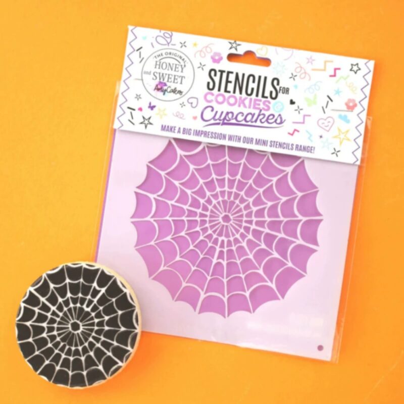 Scary Spider Web Cake Templates