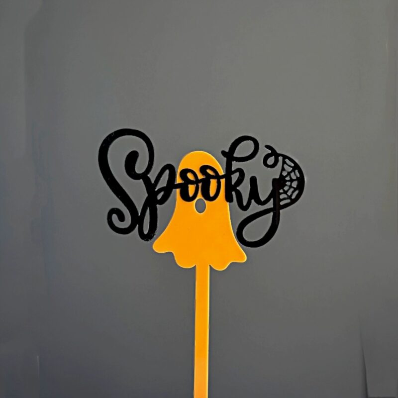 Spooky Ghost Happy Halloween Card