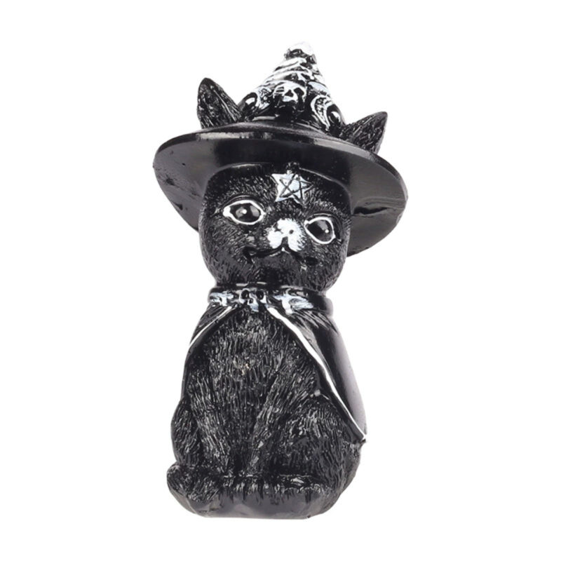 Scary Wizard Magic Cat Ornament