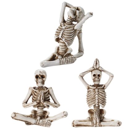 Yoga Skeletons Ornaments Décor